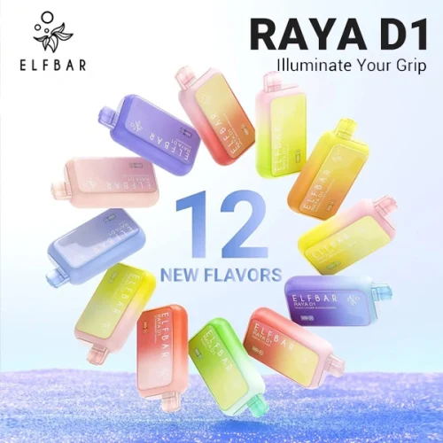 Elfbar Raya D1 13000 Puffs Vape (All Flavors) – Buy Online in Chennai