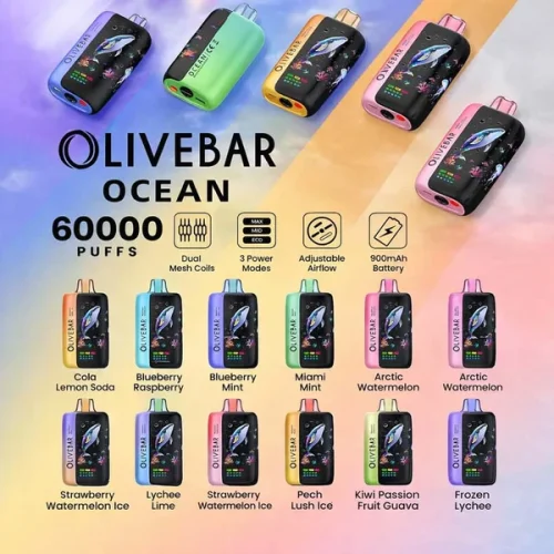 Olivebar_Ocean_60k_puffs.webp Olivebar Ocean 60K Vape (All Flavors) ā Buy Online in Chennai