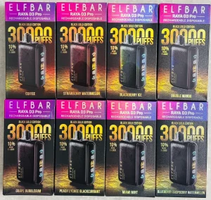 Elfbar Raya D3 Pro 30000 Puffs Vape (All Flavors) – Buy Online in Chennai
